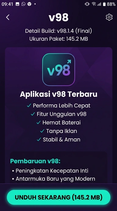 Unduh dan Instal APK v98 untuk Pengguna Android